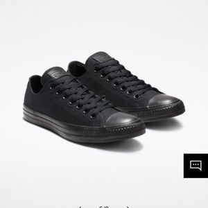 Black on black converse